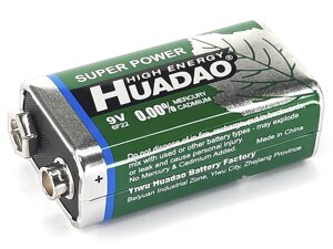 Батарейка Крона 9V 6F22 Huadao