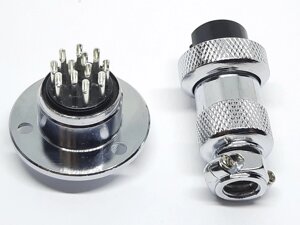 Роз'єм GX20-12pin комплект (Гніздо з фланцем + штекер) в Одеській області від компанії Кладовая мастера на Закупка