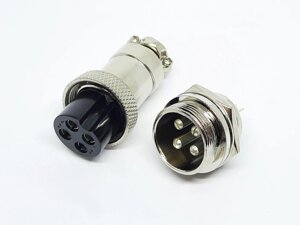 Роз'єм GX20-4pin комплект (Гніздо + штекер) в Одеській області от компании Кладовая мастера на Закупка