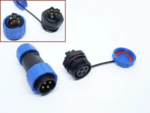 Герметичний роз'єм LD20-4pin IP-68 під викрутку в Одеській області от компании Кладовая мастера на Закупка