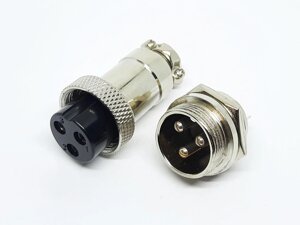 Роз'єм GX20-3pin комплект (Гніздо + штекер) в Одеській області от компании Кладовая мастера на Закупка