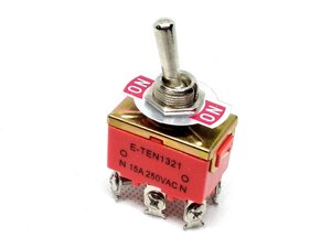 Тумблер E-TEN1321 6 pin 2 положення в Одеській області от компании Кладовая мастера на Закупка
