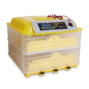 Інкубатор автоматичний HHD YS-96 на 96 яєць 220/12 В з регулятором вологості (в пластиковому корпусі)