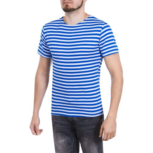 Тільняшка-футболка в'язана ВДВ (блакитна смуга, ВДВ, десантна) 46