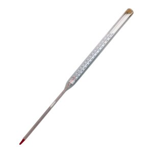 Термометр (градусник) технічний рідинний для автоклаву 0-150°C (довжина нижньої частини 66 мм)