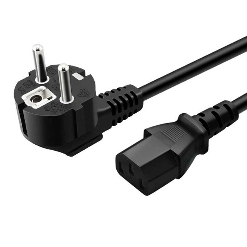 Кабель живлення Schuko PC-186 CEE 7/7 - IEC C13 євровилка / мідь / 0.75мм / 3м від компанії Інтернет-магазин VNGSM - фото 1