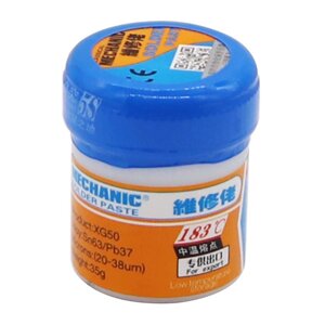 Паяльна паста BGA Mechanic XG-50 35гр 183°C