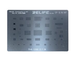 Трафарет BGA Relife A11 для iPhone 8 / 8 Plus / X (0.12 mm) RL-044 в Київській області від компанії Интернет-магазин VNGSM