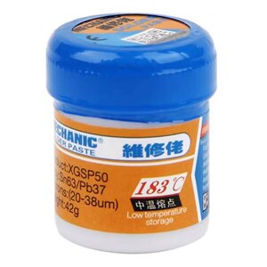 Паяльна паста BGA Mechanic XGSP50 / Sn 63%, Pb 37% / 183°C / 42 г в Київській області від компанії Интернет-магазин VNGSM