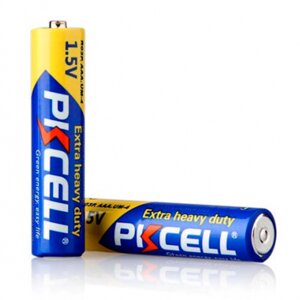 Батарейка сольова PKCELL 1.5V AAA/R03, 2 штуки у блістері ціна за блістер