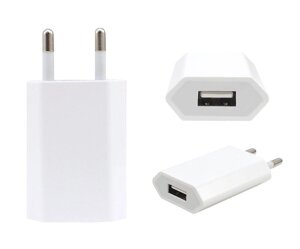 Мережевий зарядний пристрій Apple MD813ZM/A (1 USB порт, 1.0 A) White в Київській області від компанії Интернет-магазин VNGSM
