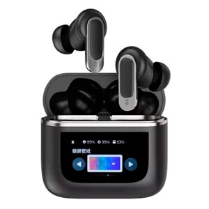 Навушники бездротові V8 TWS Earbuds з LED дисплеєм, Bluetooth 5.3, ANC, 530mAh, IPX5 Black в Київській області від компанії Интернет-магазин VNGSM