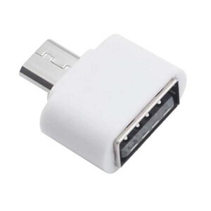 OTG перехідник Micro-USB - USB 2.0 адаптер Білий в Київській області від компанії Интернет-магазин VNGSM
