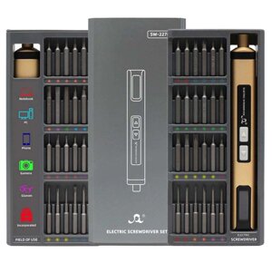 Викрутка акумуляторна SW-2270C / набір 50 в 1 / для точних робіт / Type-C / 350 mAh / в кейсі в Київській області від компанії Интернет-магазин VNGSM