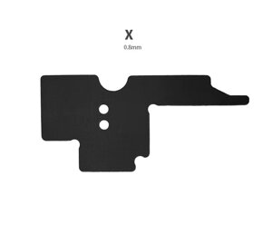 Теплоізоляційний килимок для плати Amaoe на iPhone X 0.8 mm Black