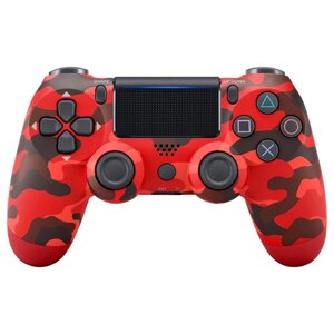 Бездротовий ігровий контролер Doubleshock 4 джойстик геймпад Playstation PS4 / Pro / Slim / PS3 Red Camo