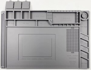 Антистатичний термостійкий килимок Kaisi S-160 для ремонту техніки / паяння 300x450 мм Grey в Київській області від компанії Интернет-магазин VNGSM
