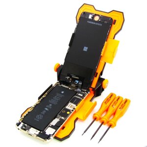 Набір інструментів JAKEMY JM-Z13 (тримач дисплейного модуля, викрутки: +1.5, -2.0, пенталоб 0.8)