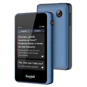 Голосовий перекладач Timekettle Fluentalk T1 Mini онлайн, офлайн, фото переклад, 40 мов Blue