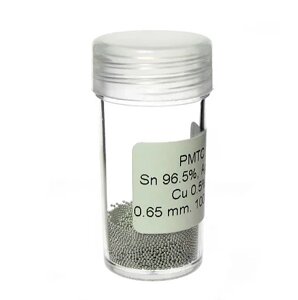 Кулі BGA для накатки процесора Mechanic SN96,5 0.65 mm (10000 шт)