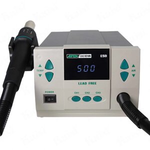 Термоповітряна паяльна станція Aifen 861DW фен / 100-500°С / 7 насадок / 3 канали пам'яті / 1000 Вт