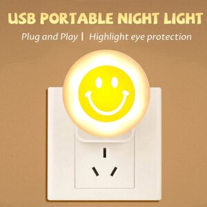 USB LED лампочка нічник смайлик в упаковці в Київській області від компанії Интернет-магазин VNGSM