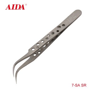 Пінцет вигнутий Aida 7-SA SR
