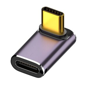 Перехідник Type-C на Type-C OTG адаптер (тато-мама) USB 4.0, 40 Гб/с, 240Вт, 8K, кутовий Тип 2 в Київській області від компанії Интернет-магазин VNGSM