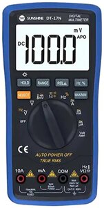 Мультиметр цифровий Sunshine DT-17N / АВТО режим / True RMS / автовимкнення / підсвічування в Київській області від компанії Интернет-магазин VNGSM