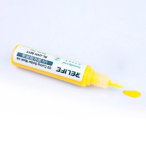 Маска для паяння Relife RL-UVH 901Y ультрафіолетова Yellow (10сс) в Київській області від компанії Интернет-магазин VNGSM