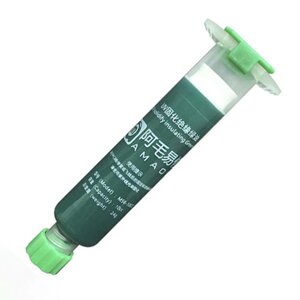 Ультрафіолетовий лак Amaoe M56-10CC маска для паяння, ремонту плат Green (24g) в Київській області від компанії Интернет-магазин VNGSM