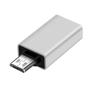 OTG перехідник Micro-USB - USB 3.0 адаптер Сірий в Київській області від компанії Интернет-магазин VNGSM