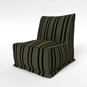 Крісло безкаркасне вуличне непромокаюче 78*98*90 см сіро-зелено-чорний.