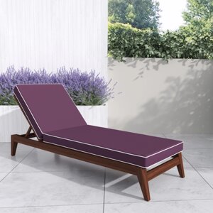 На лежак матрас Wood Luxury 185х53х8 см Непромокаючий Фіолетовий.