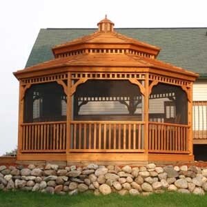 Альтанка з дерева 4 * 4м "Elegance". в Одеській області від компанії Беседки Wood Luxury