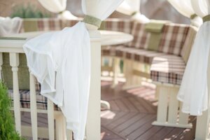 Лавочки для альтанки в Одеській області від компанії Беседки Wood Luxury
