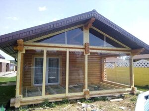 Штори з ПВХ для альтанки купити Київ в Одеській області від компанії Беседки Wood Luxury