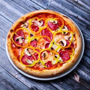 Піца Сицилійська МЕГА 50 см 845 г в Волинській області от компании Presto Pizza №1 Доставка піци в Луцьку
