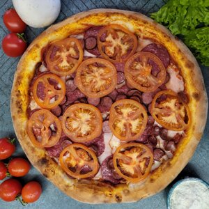 Піца Престо Мега 50 см 920 г в Волинській області от компании Presto Pizza №1 Доставка піци в Луцьку