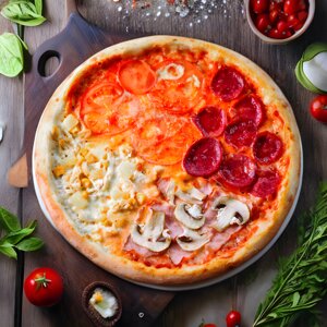 Піца Чотири сезони 30 см в Волинській області от компании Presto Pizza №1 Доставка піци в Луцьку