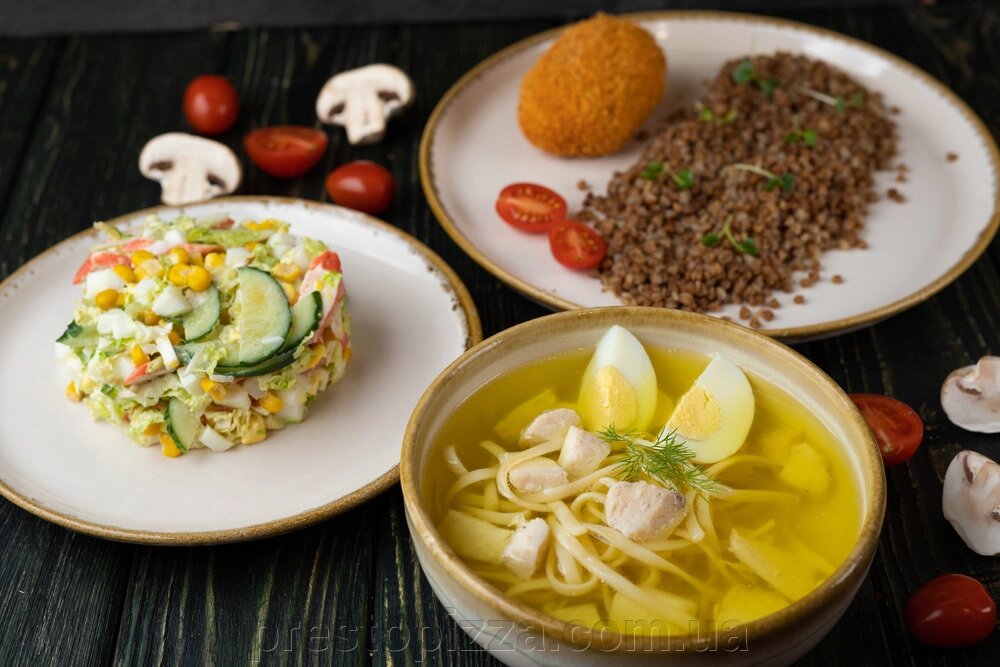 Смачний обід для перекусу (600грам) від компанії Замовлення приймаємо з 10 до 21.00 - фото 1