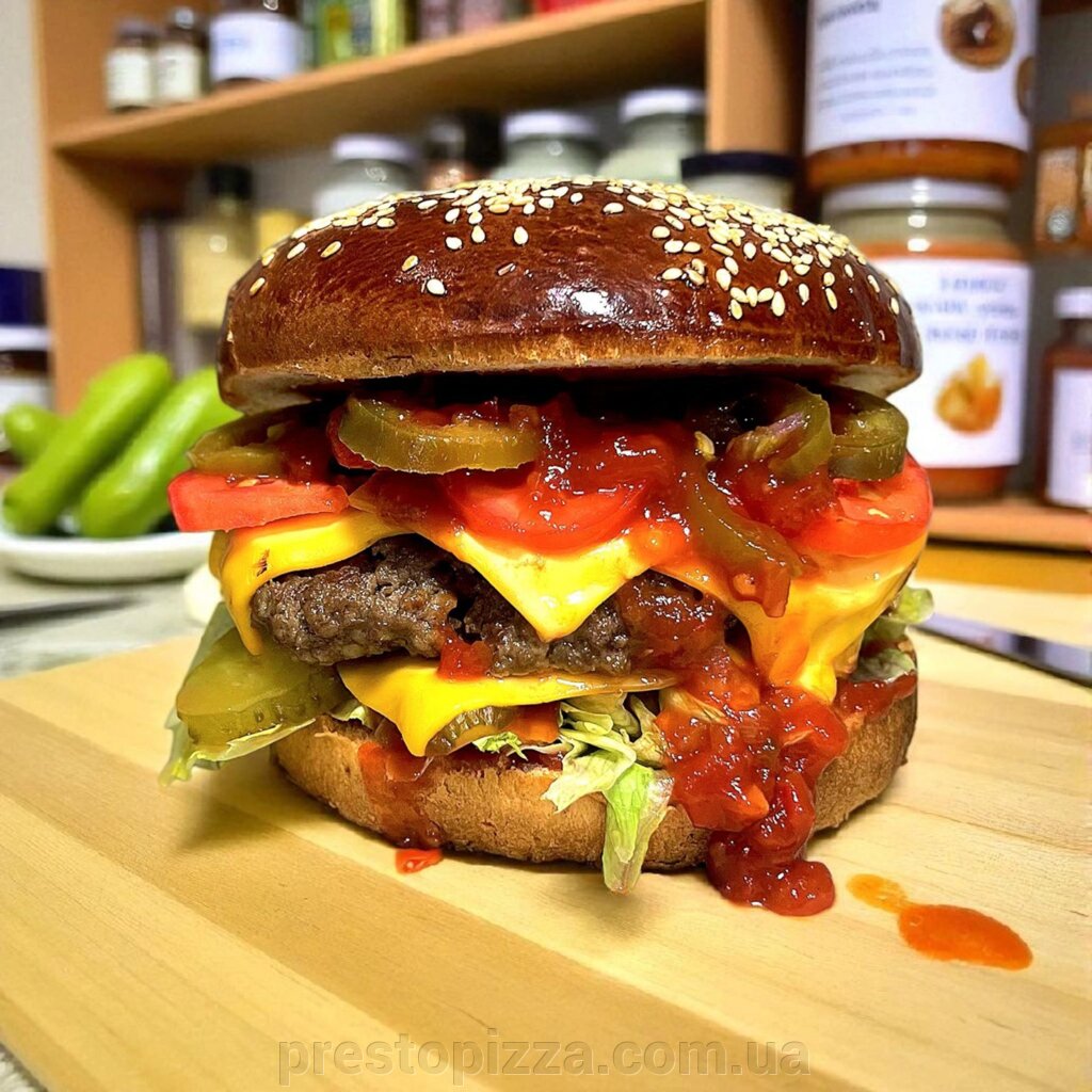 Spicy Вогонь Бургер із Мехіко (350г) від компанії Замовлення приймаємо з 10 до 21.00 - фото 1