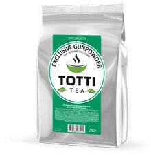 Чай листовий зелений Totti Tea «Ексклюзив Ганпаудер»