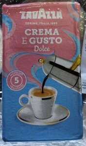 Кава мелена Lavazza Crema e Gusto Dolce 250г
