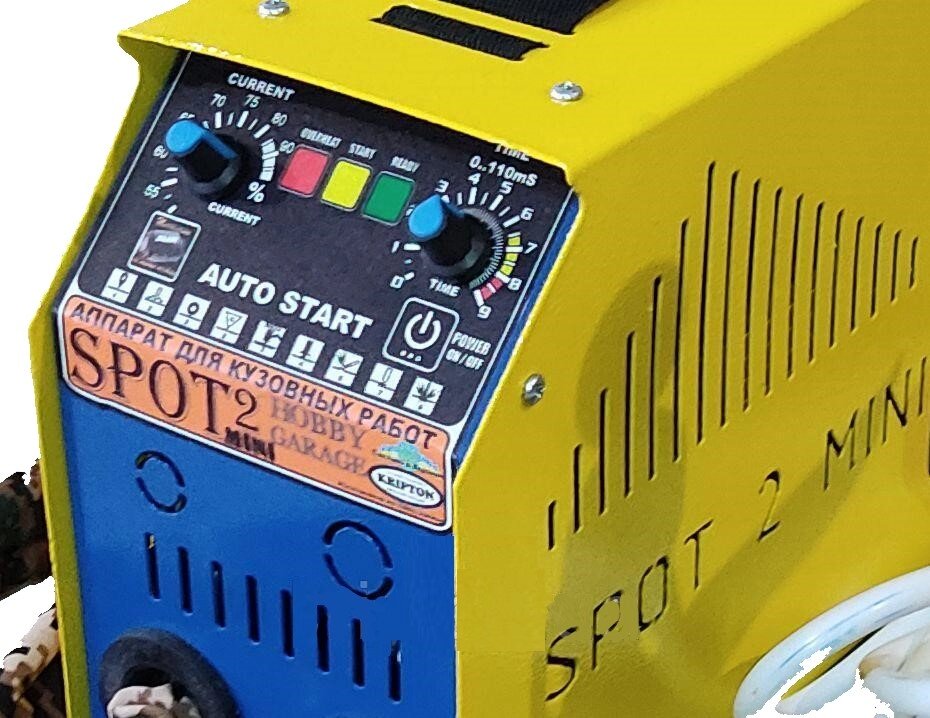 Апарат для кузовних робіт Споттер 220В (Апарат для точкового рихтування) Kripton SPOT 2 mini від компанії Інтернет-магазин "STORETOOLS" - фото 1