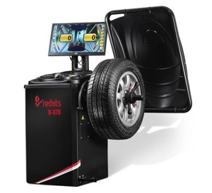 Автоматичний балансувальний верстат REDATS W-870 (230 V, 8-35", лаз., ALU7)