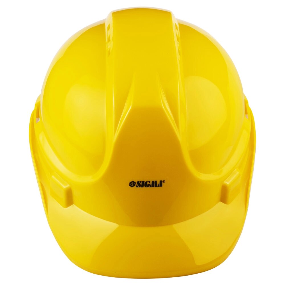 Каска будівельна 8 точок кріплення (жовта) SIGMA (9414521) від компанії Інтернет-магазин "STORETOOLS" - фото 1