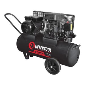 Компресор 100л, 1.8квт, 220в, 10атм, 250л/хв intertool PT-0012