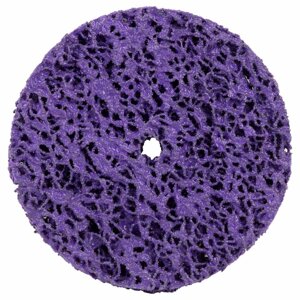 Коло зачистне з нетканого абразиву (корал)100мм без тримача фіолетовий жорсткий SIGMA (9175661)