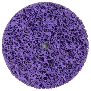 Коло зачистне з нетканого абразиву (корал)125мм без тримача фіолетовий жорсткий SIGMA (9175681)